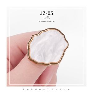 1pc Ring Design Mixing Color Palette Nail Tips Drawing Paint Nail Color Mixing Display Plate Tool