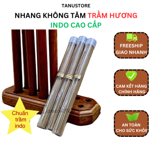 Nhang Không Tăm Trầm hương Indo cao cấp-lưu hương lâu thoảng xa-Tẩy uế thờ cúng thư giãn-Tanustore