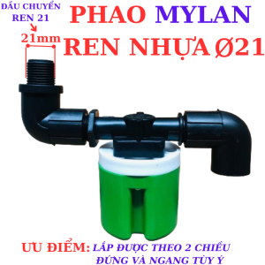 Van Phao Cơ Chống Tràn MYLAN Loại Ren Đồng Tự Động Ngắt Xả Nước Cho Bồn Bể Hồ Cá Hồ Bơi Máng Uống Tự Động Chăn Nuôi.