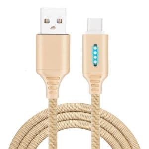 Cáp USB chuyển USB sang USB C Cáp Loại C Dây sạc nhanh với đèn LED thay thế cho điện thoại máy tính bảng máy tính xách tay phụ kiện