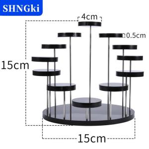 [COD] 🔥🔥🔥SHNGki Cupcake đứng Acrylic hiển thị đứng cho đồ trang sức bánh tráng miệng giá Đảng trang trí nội thất