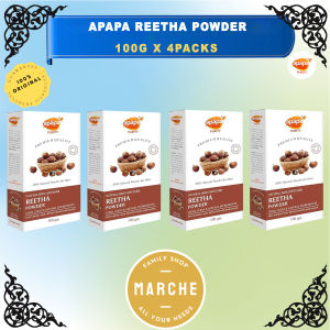 4X APAPA Reetha Hair Powder 100g #Marche Family Shop#