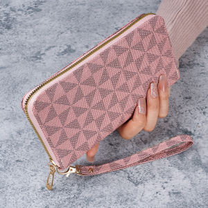 European and American Luxury Brand Womens Single Pull Old Money Wallet Multifunctional Clutch Card Holder Trendy Fashion Phone Coin Purse [ Free Shipping ]