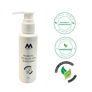 Probiotic Double Butter Eczema Moisturiser - Natural Relief dryness itchiness redness