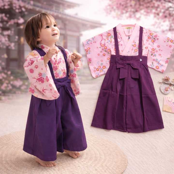 Baju%20Anak%20Perempuan%20Kimono%20Jepang%20Motif%20Bunga%20Set%20Overall%20Celana%20-%20Image%202