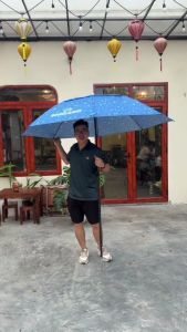 Ô Dù Đi Câu Cá Giọt Nước Cao Cấp 1m8 Xoay 360° Chống Tia UV Che Nắng Mưa Gấp Gọn Dễ Dàng Mang Theo
