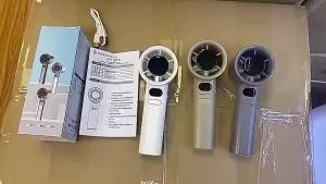 【10-year warranty】20000MAH HandheldFan Small 100 WindSpeed LED rechargeable SuperMute HighWind