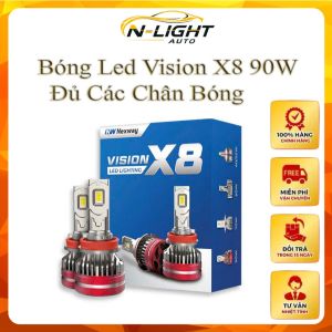 Bóng Led Vision X8 Nexway 90W Đủ Các Chân Bóng