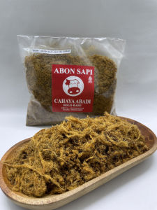 ECER (100gr 250gr 500gr 750gr 1kg) Abon Sapi "ASLI" Cahaya Abadi