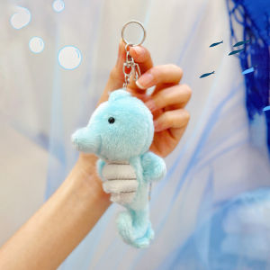 QUANSEN Ocean Family Jellyfish Dolphin Shark Decompress The Aquarium Small Animal Plush Pendant Backpack Keychain