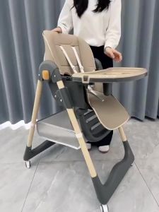 Baby 3 in 1 Dining Chair With Safety Belt Foldable feeding Chair Adjustable High Chair kerusi makan bayi