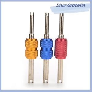 Ditur Car Motorcycle Tire Tyre Valve Stem Core Remover Installer Repair Tool Dual End