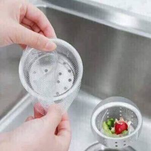 Túi Lọc Rác Bồn Rửa Bát Thiết Kế Kiểu Lưới Siêu Dai Đầu Có Chun Co Giãn Chống Tắc Nghẽn Ống