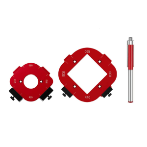 Router Corner Radius Template Aluminum Router Guides for Woodworking Corner Routing Guide Set