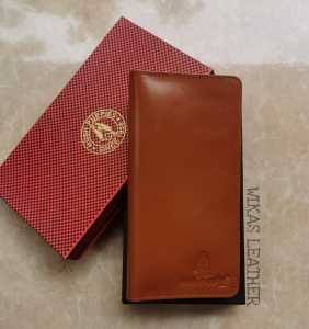 DOMPET PRIA KULIT PREMIUM DOMPET PANJANG PRIA MODEL LIPAT MUAT HP 65 INC SLOT KARTU BANYAK WIKAS-007 (FULL KULIT)
