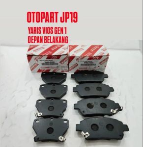 BRAKE PAD VIOS OLD KAMPAS REM SET DEPAN BELAKANG VIOS LIMO GEN 1 COROLLA ALTIS