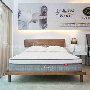 Solid Wooden Muji Bedframe + Mattress Set / Solid Kayu Katil Muji + Tilam Set