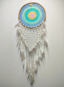 Handmade Dream Catcher for Wall Hangings | Home Decor for Positive Energy Decorative Showpiece | Bedroom Balcony Decor  (Pack of 1 pc)