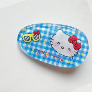 Tooyoo Polka Dot Plaid Cat Hair Clip Sweet Fresh Duckbill Clip Cute Cartoon Hair Clip