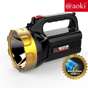 Aoki AK6686 Senter Besar / Jumbo LED Super Terang Rechargable 20 Watt BONUS Tali Strap