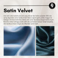 Kain Satin Velvet IMPORT PREMIUM Grade A - REVINTEX BANDUNG. 