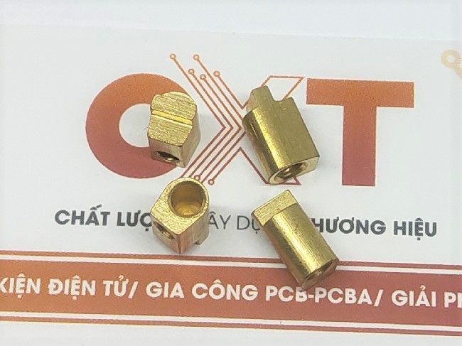 M3+9.6mm Cọc đồng hàn mạch - Chân Dẹt Ngang(2c)