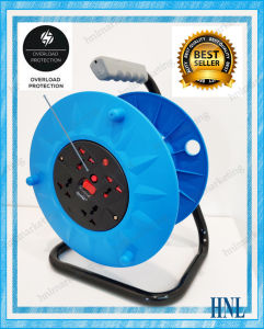 PROSMK 4 WAYS 13A UNIVERSAL SOCKET Power Reel Electric Retractable Cable Reel Extension Cable Reel