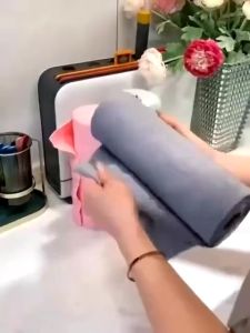 Microfiber Cleaning Cloth Dish Rag Kitchen Wipes Reusable Lint Free Easy Tear Sulit Matibay Home