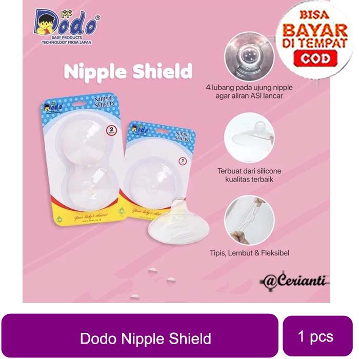 DODO NIPPLE SHIELD - PENYAMBUNG ASI - PELINDUNG PU TING PAYUDARA IBU ...