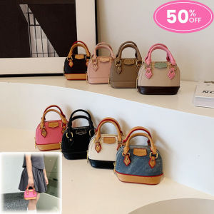Belfoyer กระเป๋าเปลือกปิดสีมินิ กระเป๋าเหรียญเด็กน่ารัก กระเป๋า crossbody ขนาดเล็กของผู้หญิง