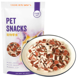 Bánh thưởng cho chó vị Gà hạt lựu (mẫu mới) - Love pets shop