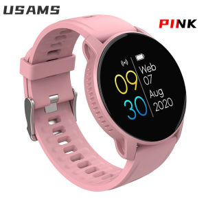 USAMS Smart Watch Heart Rate Monitor Weather Forecast Fitness Watch Call Reminder Waterproof Bluetooth Smart Band W9 Watch Men