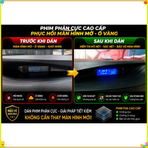 Phim phân cực giúp phục hồi màn hình Hyundai i20 bị ố mờ không rõ chữ