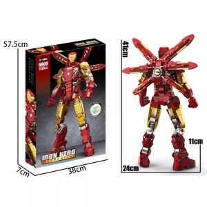 Đồ chơi Lắp ráp Ironman Mark 85 No 6009 Superheroes Marvel 1339 Mảnh