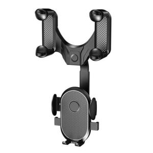 Universal 360° Rotatable Retractable Car Phone Holder Rearview Mirror Driving Recorder Bracket DVR/GPS Mobile Phone Support