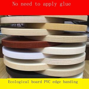 2CMx10M The hot melt adhesive PVC edge banding stick ecological black decorate desk ambry door plank warm white cork workers