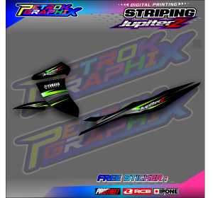 STRIPING VARIASI YAMAHA JUPITER Z BURHAN / STICKER LIST MOTOR YAMAHA JUPITER Z BURHAN