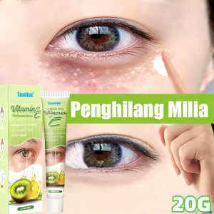 krim penghilang milia syringoma xanthelasma butiran lemak sekitar mata Milia remover cream 20g obat milia di bawah mata obat milia remover Benjolan Kecil di Bawah Mata