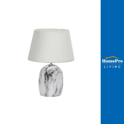 CARINI ไฟตั้งโต๊ะ DE3682M-WH สีขาว/ดำ จัดส่งโดย HomePro