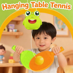 Kids Hanging Table Tennis Trainer Indoor Interactive Ball Toy Parent Child Game Fun Gift Set
