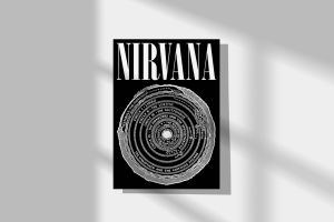 hiasan dinding poster band kamar cowok