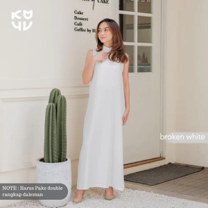 Koyu Hijab Manset Iner Dress Kutung (Panjang)