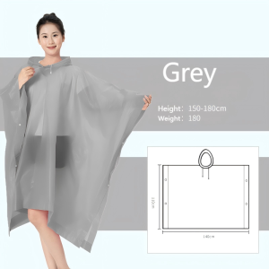 Non disposable cycling poncho raincoat adult hooded raincoat bicycle poncho raincoat outdoor travel