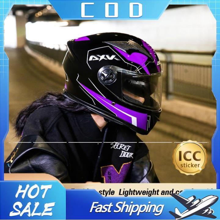 Local delivery 】 Alliance Icc Full Face，road racing helmet Lazada PH