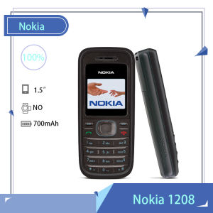 For Nokia 1208 2G Original Cellular Mobile Phone Unlocked GSM
