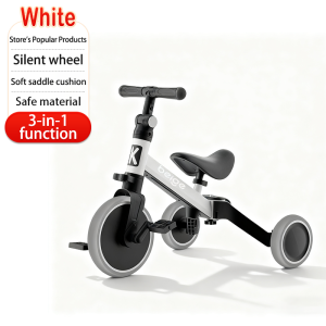 Kids Bikes Kids Tricycle Bicycle  Toddler  3 in 1 mode  Children Bike Balance 3 Wheels Balance Bicycle Multifunctional  With push handle
