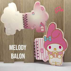 BINDER BOOK MELODY | BUKU NOTES KECIL | BUKU CATATAN MEMO | BINDER BOOK | BINDER BOOK CAPYBARA | BINDER BOOK LABUBU | BINDER BOOK SANRIO | KUROMI | MELODY | CINAMORROL | POMPOMPURIN