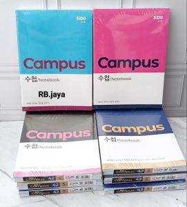 BUKU TULIS BESAR SIDU CAMPUS 42 LEMBAR / BUKU TULIS PANJANG BOXY 1 PACK isi 5 BUKU