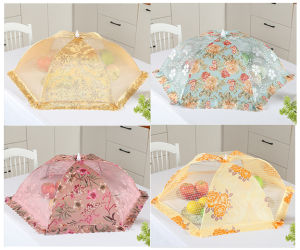 ฝาชีครอบอาหารแบบพับเก็บได้ ฝาครอบเค้กตาข่ายสุขอนามัย มีหลายแบบหลายสีให้คุณได้เลือก พร้อมจัดส่ง