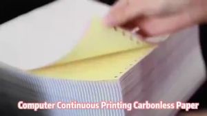 2/3/4 PLY continuous forms computer printing carbonless 9.5"*11"/9.5"*5.5" for dot Matrix printer